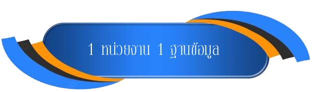 1 หน่วยงาน 1 ฐานข้อมูล  